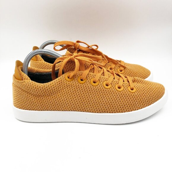 ALLBIRDS Tree Pipers Lux Honey Athletic Sneakers Tennis Shoes Goldenrod Mens 9 - Picture 4 of 8
